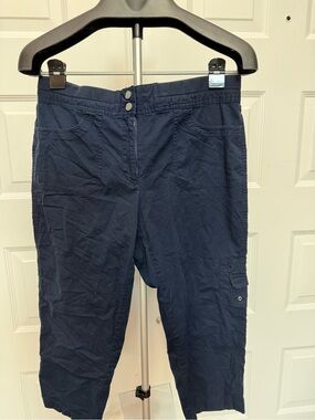 Rafaella Navy Blue Capris